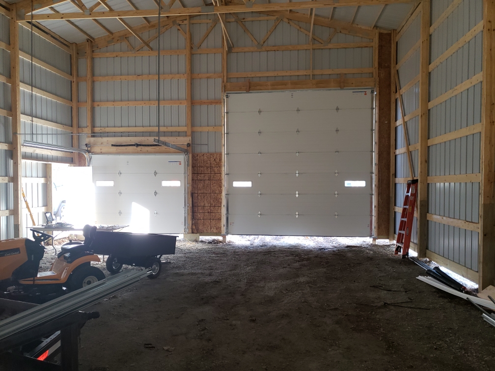 Pole Barn Overhead Door Installs Commercial Installation Door